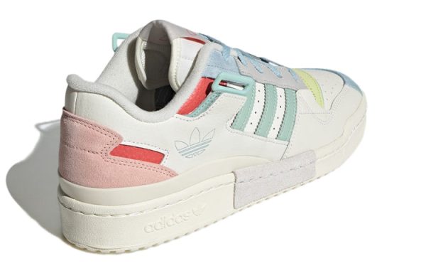 Adidas originals Unisex Forum Exhibit Low Sneakers White/Pink/Blue GX4587