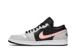 Air Jordan 1 Low ‘Black Grey Pink’ 553558-062