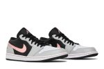 Air Jordan 1 Low ‘Black Grey Pink’ 553558-062