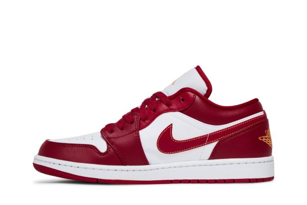 Air Jordan 1 Low ‘Cardinal Red’ 553558-607