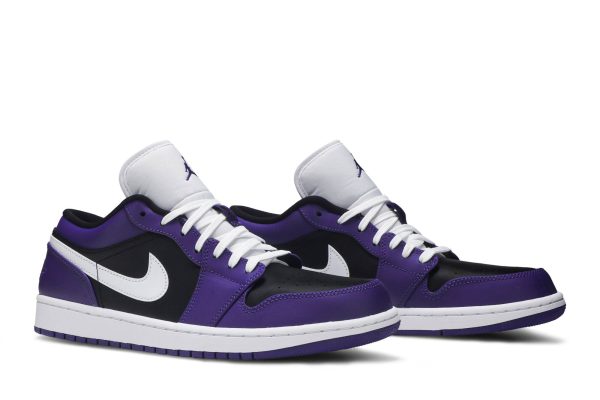 Air Jordan 1 Low ‘Court Purple Black’ 553558-501