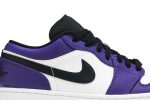 Air Jordan 1 Low ‘Court Purple White’ 553558-500