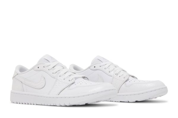 Air Jordan 1 Low Golf White Croc DD9315-110