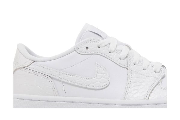 Air Jordan 1 Low Golf White Croc DD9315-110