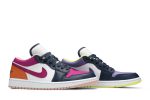 Air Jordan 1 Low SE ‘Mismatched – Purple Magenta’ DJ4342-400