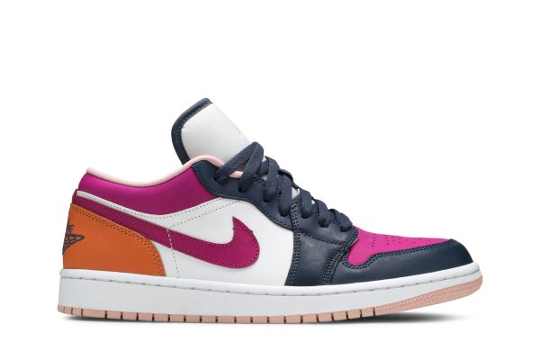 Air Jordan 1 Low SE ‘Mismatched – Purple Magenta’ DJ4342-400