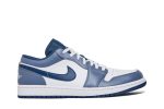 Air Jordan 1 Low ‘Steel Blue’ 553558-414