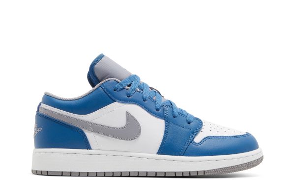 Air Jordan 1 Low ‘True Blue Cement’ 553560-412