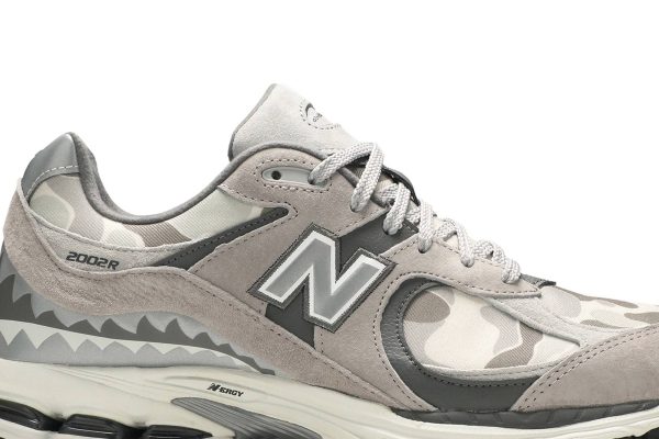 BAPE x New Balance 2002R Apes Together Strong – Grey Camo M2002RBG