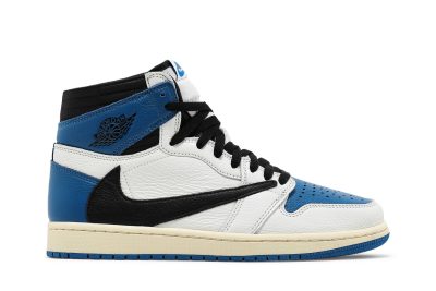 Fragment Design x Travis Scott x Air Jordan 1 Retro High ‘Military Blue’ DH3227-105