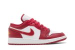 (GS) Air Jordan 1 Low Cardinal Red 553560-607