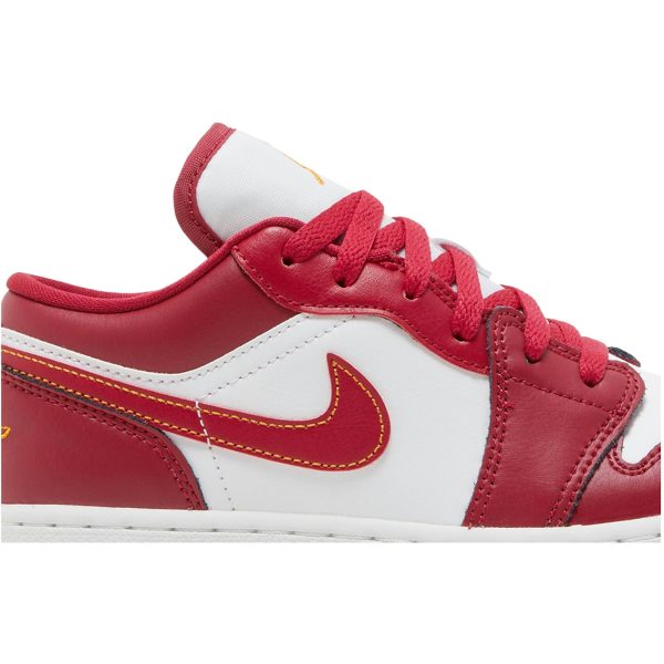 (GS) Air Jordan 1 Low Cardinal Red 553560-607