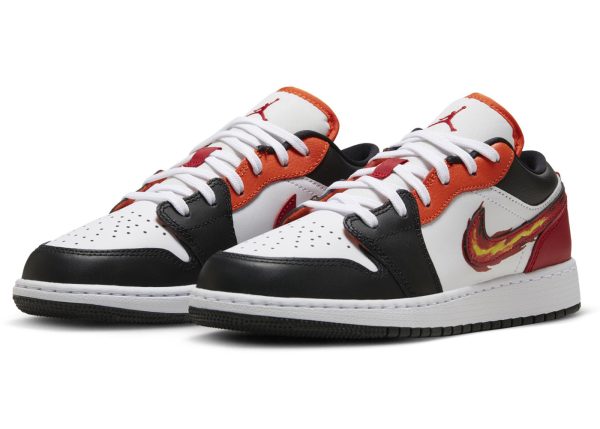 (GS) Air Jordan 1 Low ‘Flaming Swoosh’ FJ7222-101