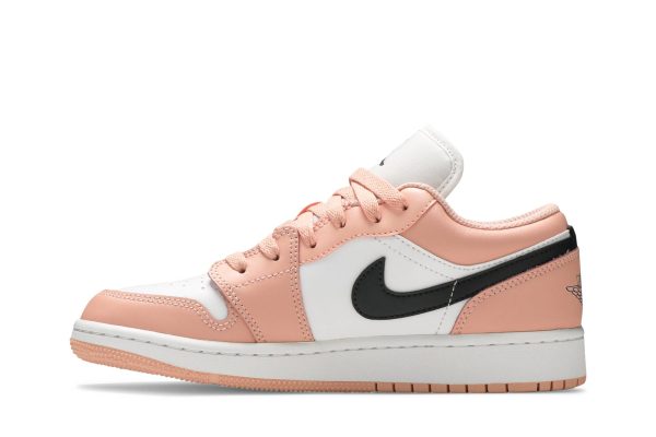 (GS) Air Jordan 1 Low Light Arctic Pink 553560-800