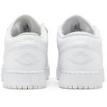 (GS) Air Jordan 1 Low Triple White 553560-130