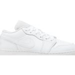 (GS) Air Jordan 1 Low Triple White 553560-130