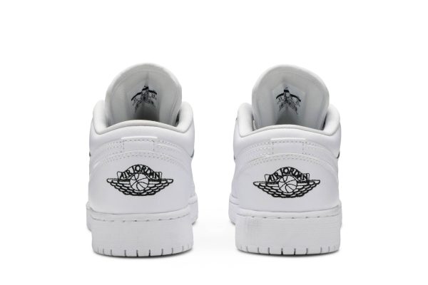 (GS) Air Jordan 1 Low White Black 553560-101