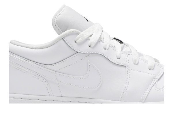 (GS) Air Jordan 1 Low White Black 553560-101