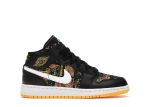 (GS) Air Jordan 1 Mid ‘Black Laser Orange’ 555112-003