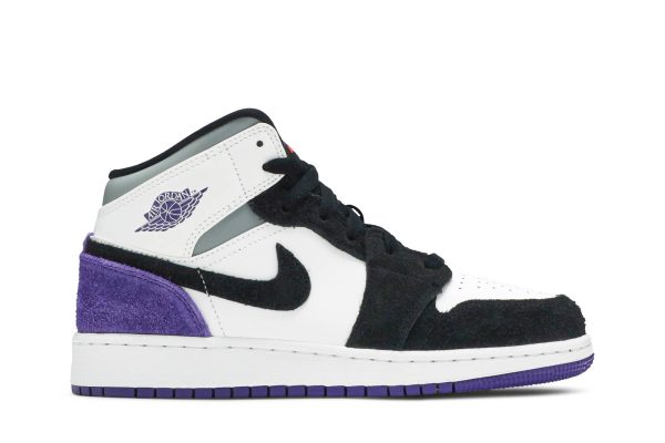 (GS) Air Jordan 1 Mid SE ‘Varsity Purple’ BQ6931-105