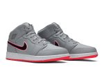 (GS) Air Jordan 1 Mid ‘Wolf Grey Pink’ 555112-060