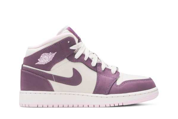 (GS) Air Jordan 1 Retro Mid ‘Pro Purple’ 555112-500