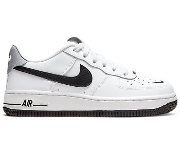 (GS) Nike Air Force 1 LV8 ‘White Black Mini Swoosh’ CT5531-100