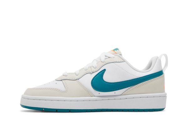 (GS) Nike Court Borough Low 2 ‘Cream Teal’ BQ5448-017