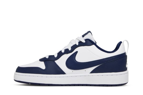 (GS) Nike Court Borough Low 2 ‘White Blue Void’ BQ5448-107