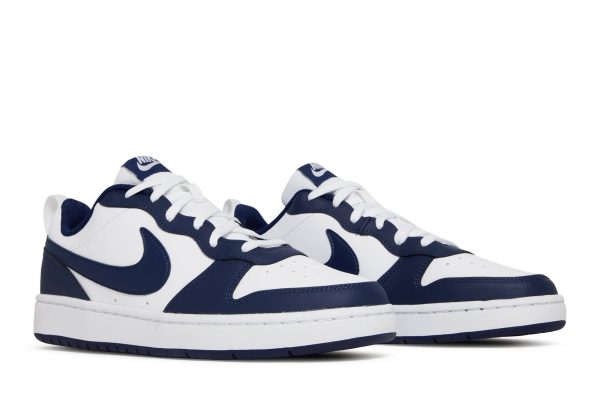 (GS) Nike Court Borough Low 2 ‘White Blue Void’ BQ5448-107