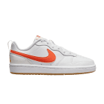 (GS) Nike Court Borough Low 2 ‘White Orange’ BQ5448-114