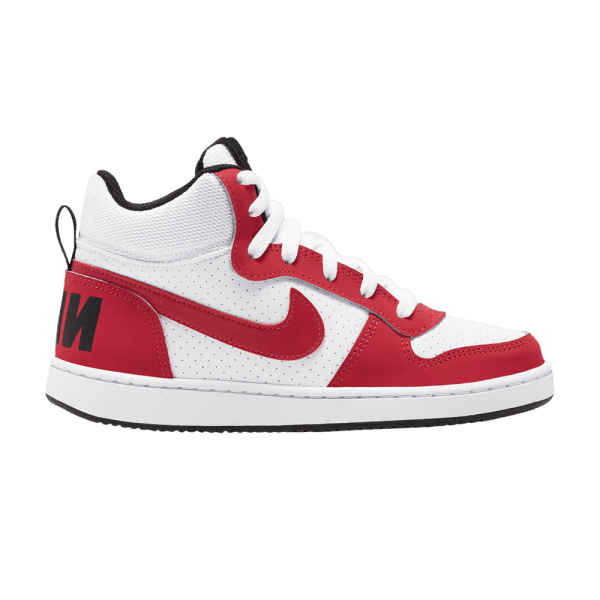 (GS) Nike Court Borough Mid ‘Gym Red White’ 839977-103