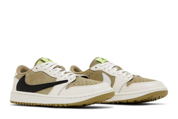 Travis Scott x Air Jordan 1 Low Golf ‘Neutral Olive’ FZ3124-200