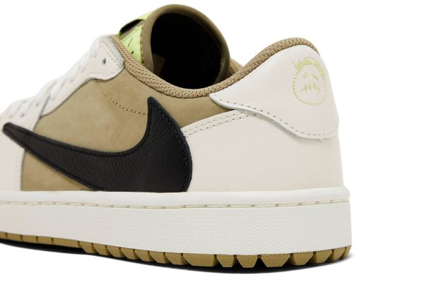 Travis Scott x Air Jordan 1 Low Golf ‘Neutral Olive’ FZ3124-200