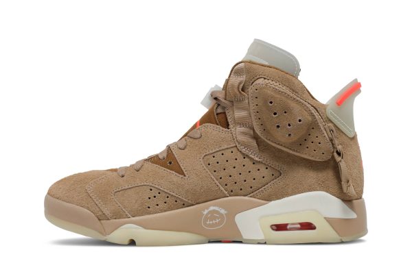 Travis Scott x Air Jordan 6 Retro ‘British Khaki’ DH0690-200