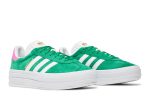 (W) Adidas Gazelle Bold Green Lucid Pink IG3136