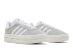 (W) Adidas Gazelle Bold Grey White HQ6893