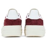 (W) Adidas Gazelle Bold Shadow Red White HQ6892