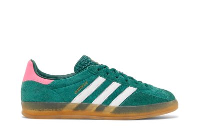 (W) Adidas Gazelle Indoor ‘Collegiate Green Pink’ IG5929