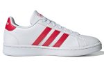 (W) Adidas neo Grand Court White Red EE9688