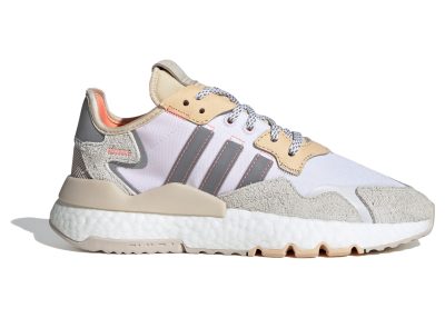 (W) Adidas Nite Jogger ‘White Glow Orange’ EF5426