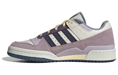 (W) Adidas originals Forum Low CL White Purple ID6266