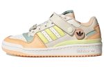 (W) Adidas originals Forum Low White Light Orange Cream Yellow Green GW4427