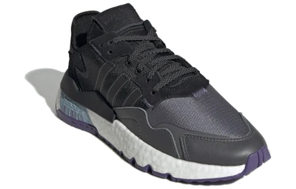 (W) Adidas originals Nite Jogger Black Purple FV4135