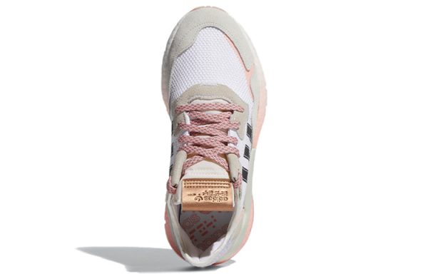 (W) Adidas originals Nite Jogger White Brown Pink FV8431