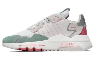 (W) Adidas originals Nite Jogger White Gray Green H03251