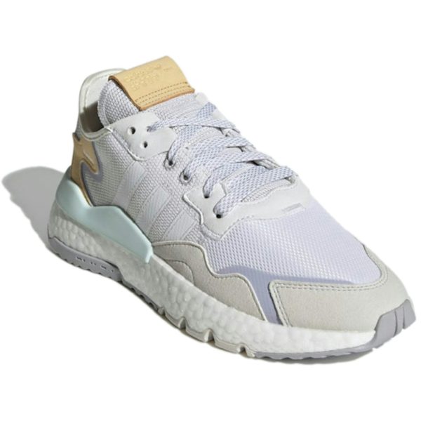 (W) Adidas Originals Nite Jogger ‘White Gray Purple’ H01728