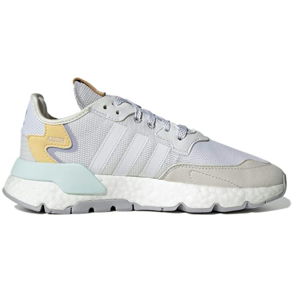 (W) Adidas Originals Nite Jogger ‘White Gray Purple’ H01728