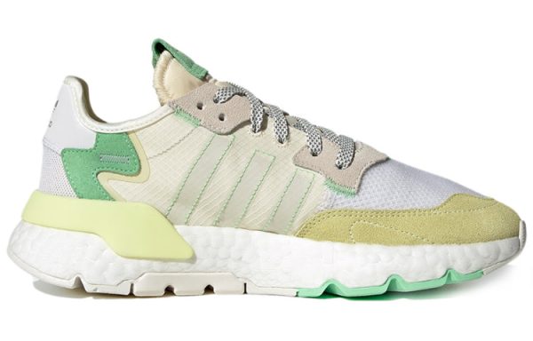 (W) Adidas originals Nite Jogger White Yellow Green FY3104