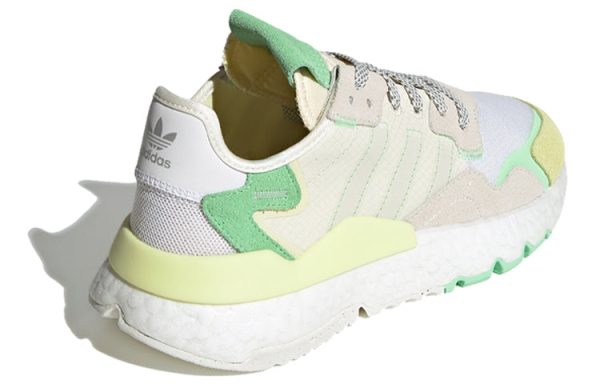 (W) Adidas originals Nite Jogger White Yellow Green FY3104